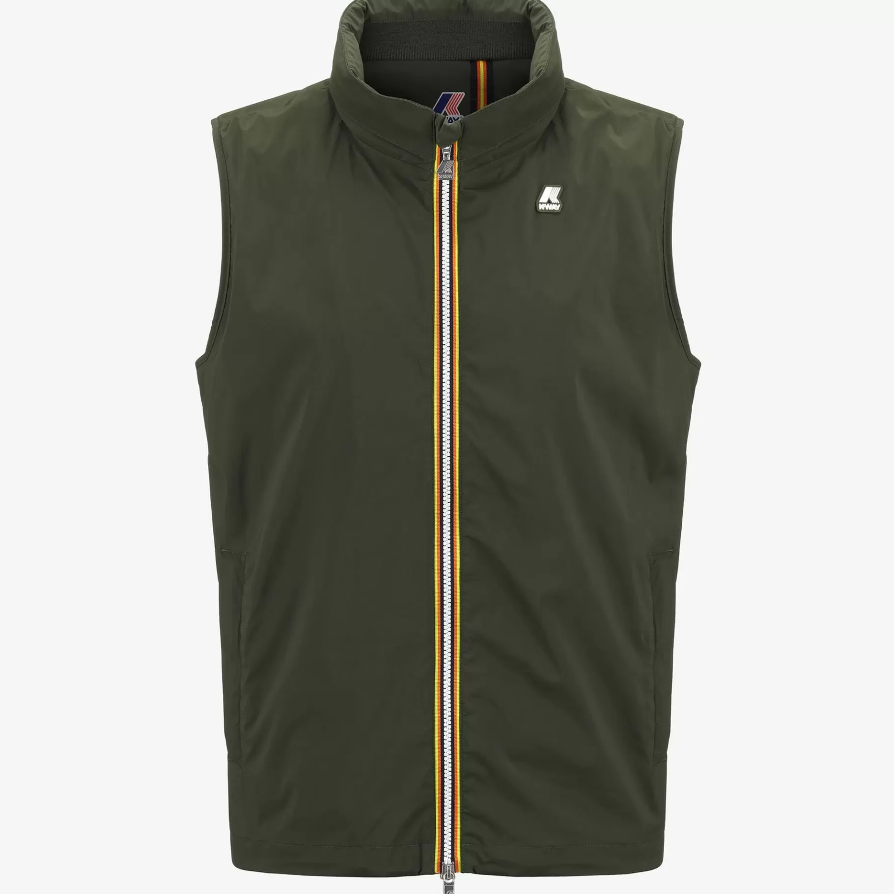 Short Jackets*K-WAY Valen Stretch Nylon Jersey - Jackets - Short - Man - Green Cypress