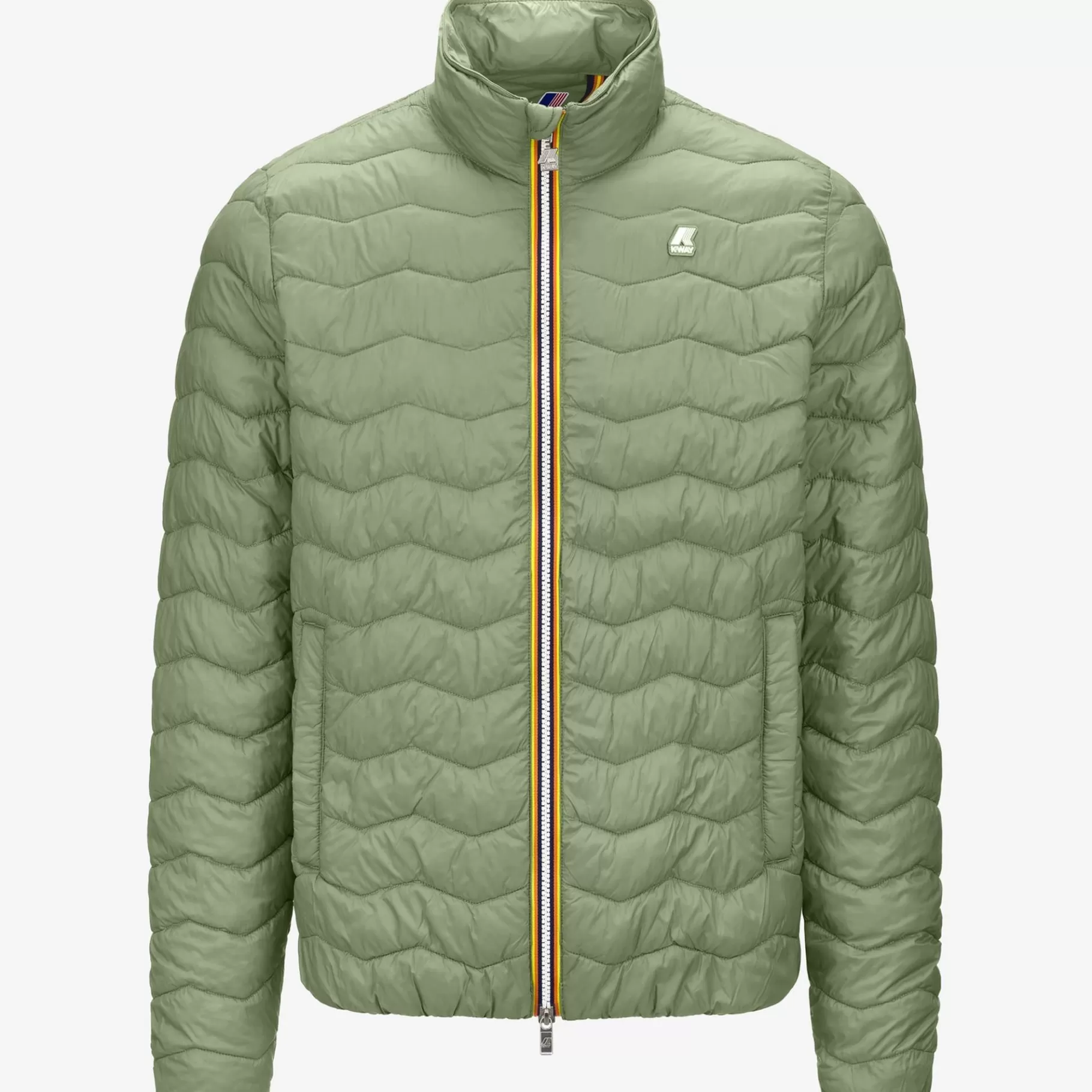 Short Jackets*K-WAY Valentine Quilted Warm - Jackets - Short - Man - Green Sage