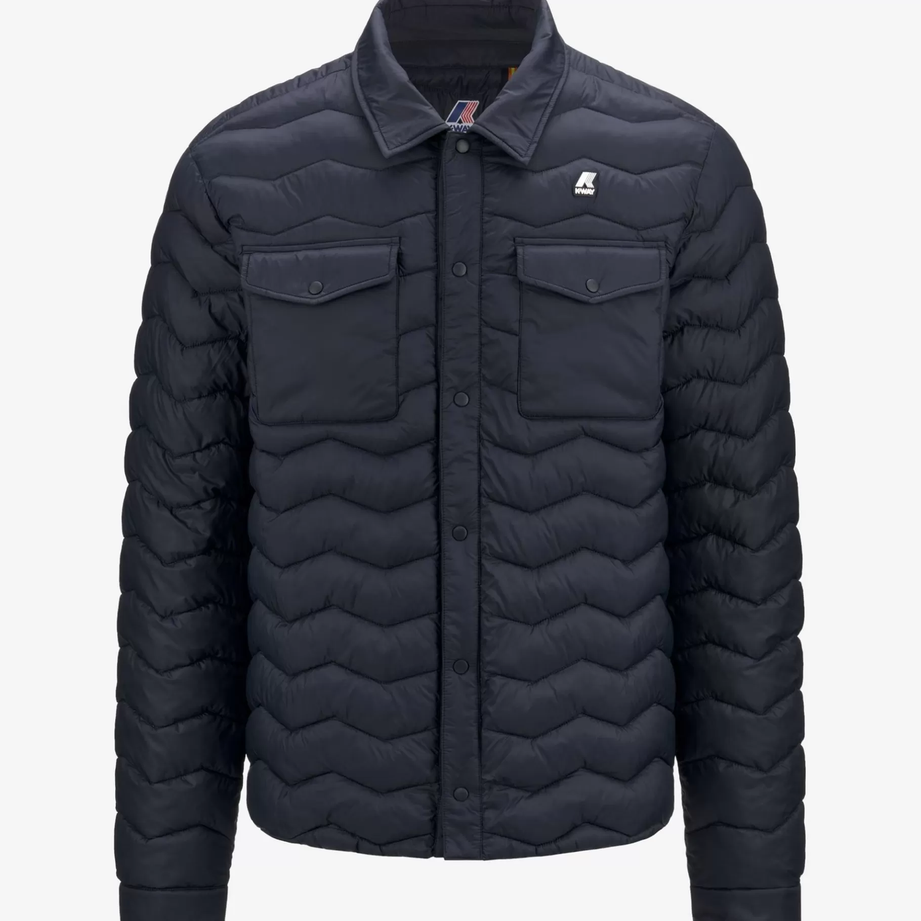 Short Jackets*K-WAY Valeo Eco Warm - Jackets - Short - Man - Blue Depth