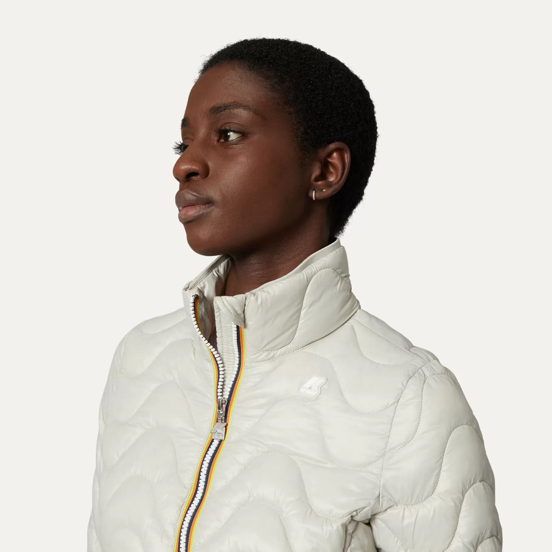 Short Jackets*K-WAY Violette Quilted Warm - Jackets - Short - Woman - Beige Lt