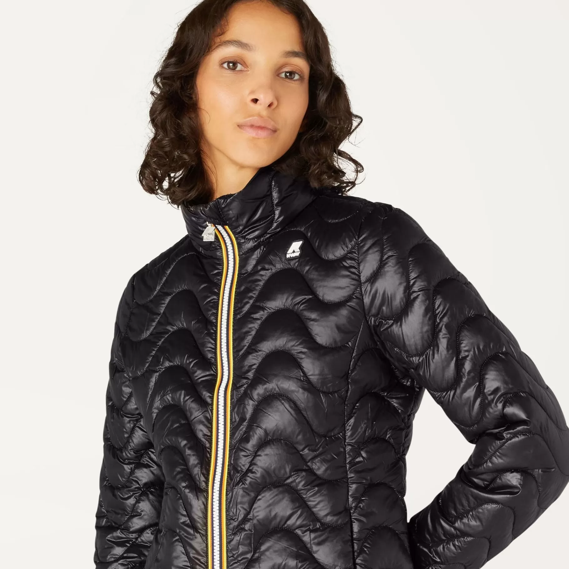 Short Jackets*K-WAY Violette Quilted Warm - Jackets - Short - Woman - Black Pure