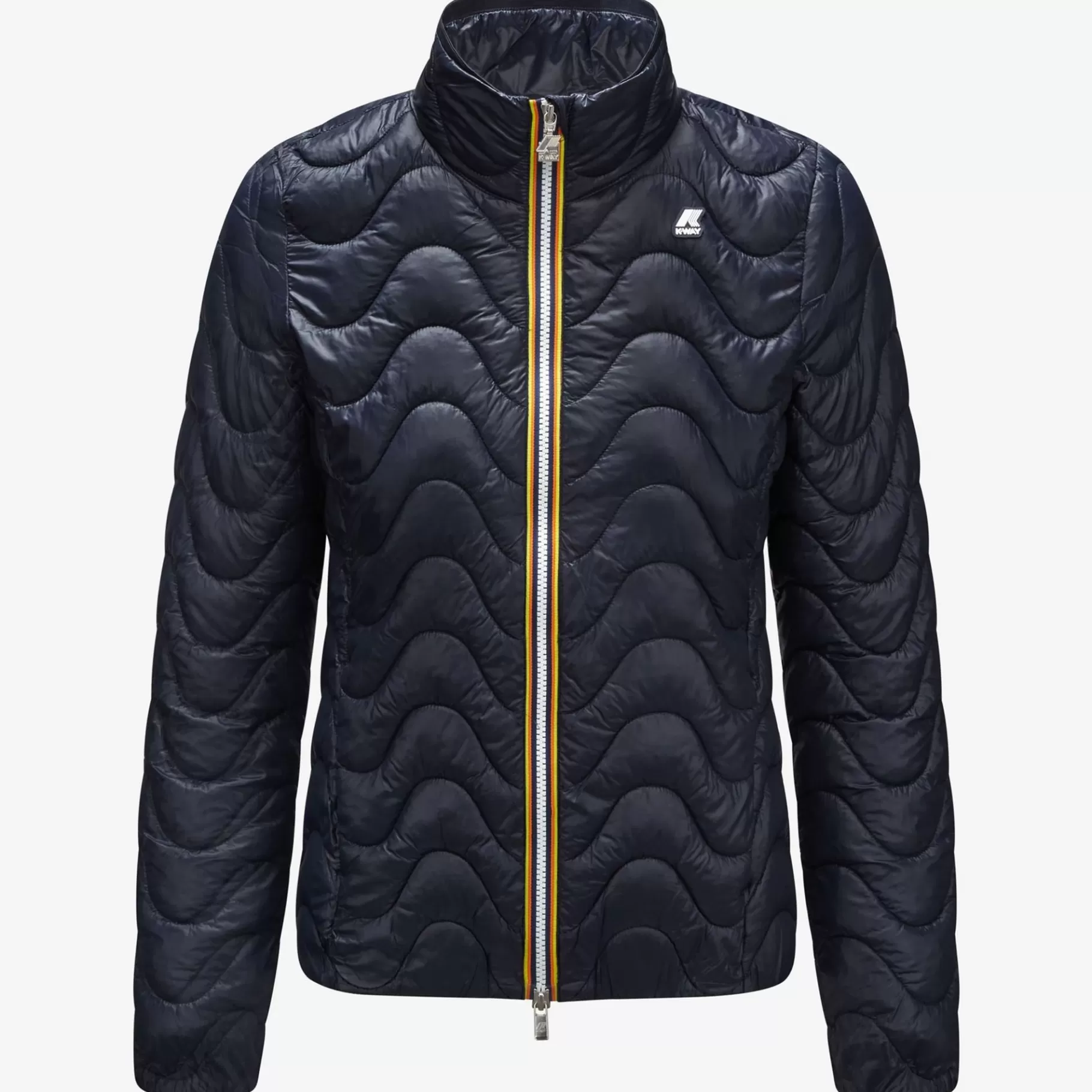 Short Jackets*K-WAY Violette Quilted Warm - Jackets - Short - Woman - Blue Depth