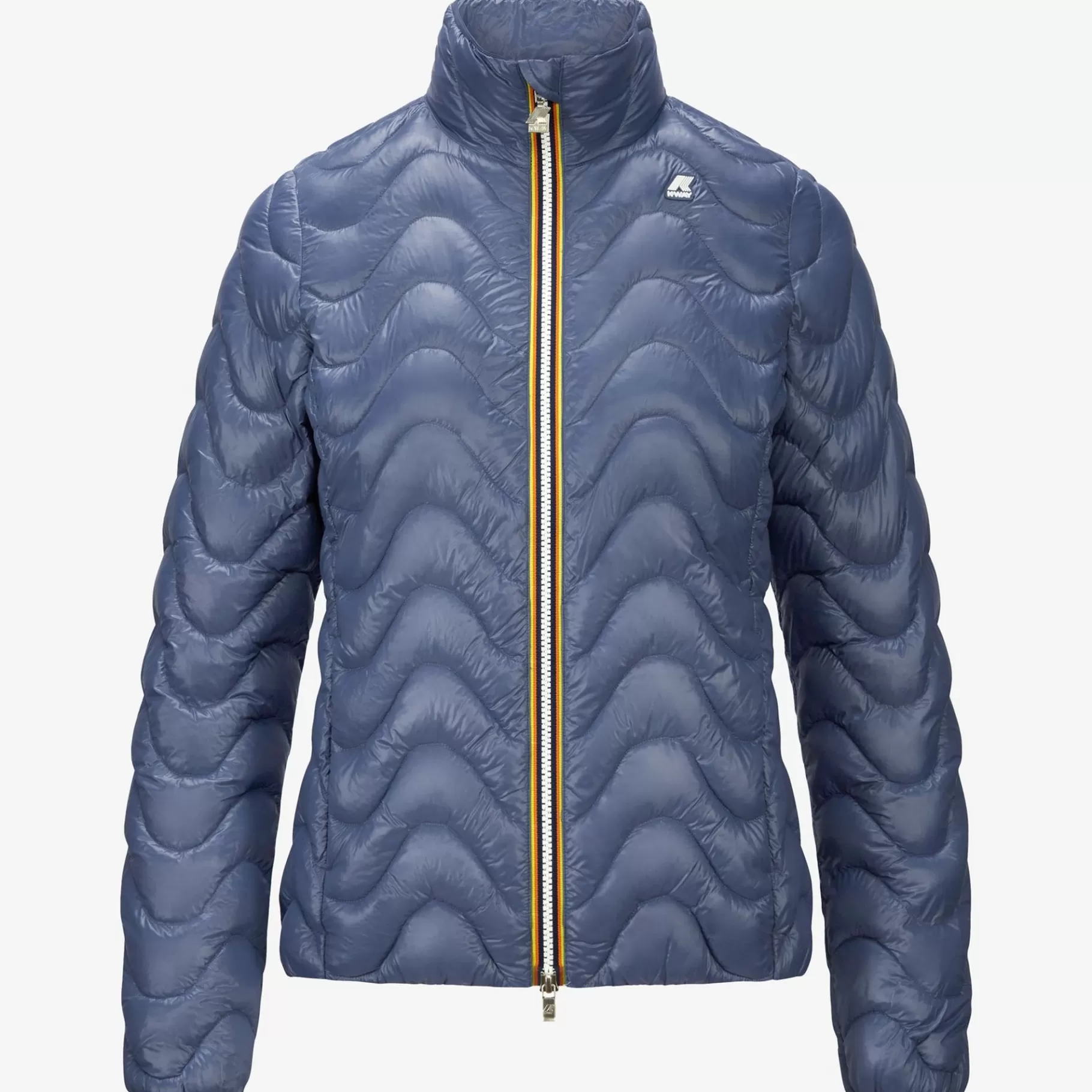 Short Jackets*K-WAY Violette Quilted Warm - Jackets - Short - Woman - Blue Indigo
