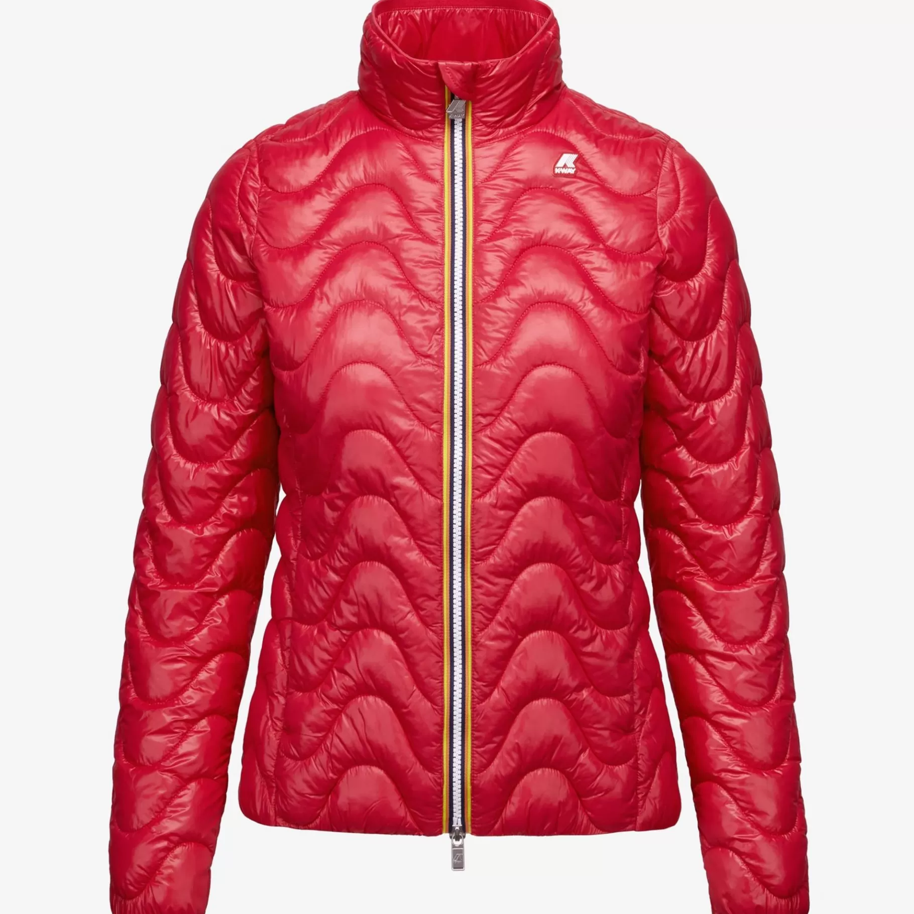 Short Jackets*K-WAY Violette Quilted Warm - Jackets - Short - Woman - Red Berry