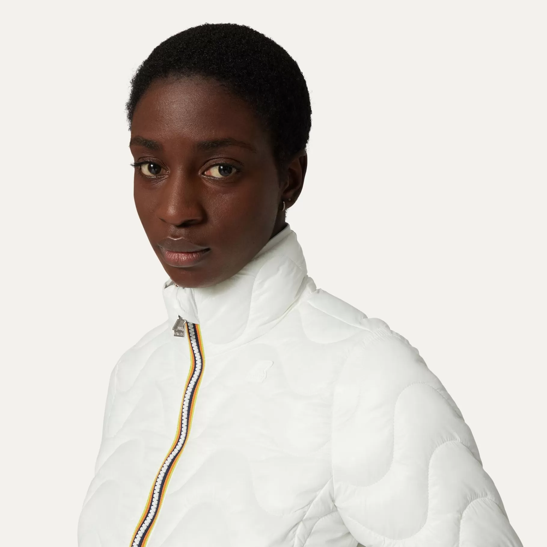 Short Jackets*K-WAY Violette Quilted Warm - Jackets - Short - Woman - White