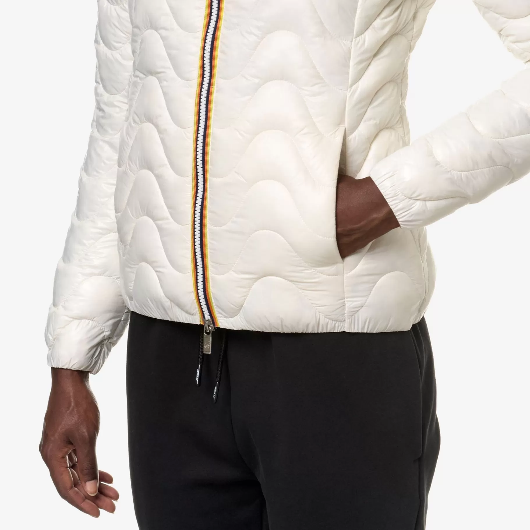 Short Jackets*K-WAY Violette Quilted Warm - Jackets - Short - Woman - White Gardenia